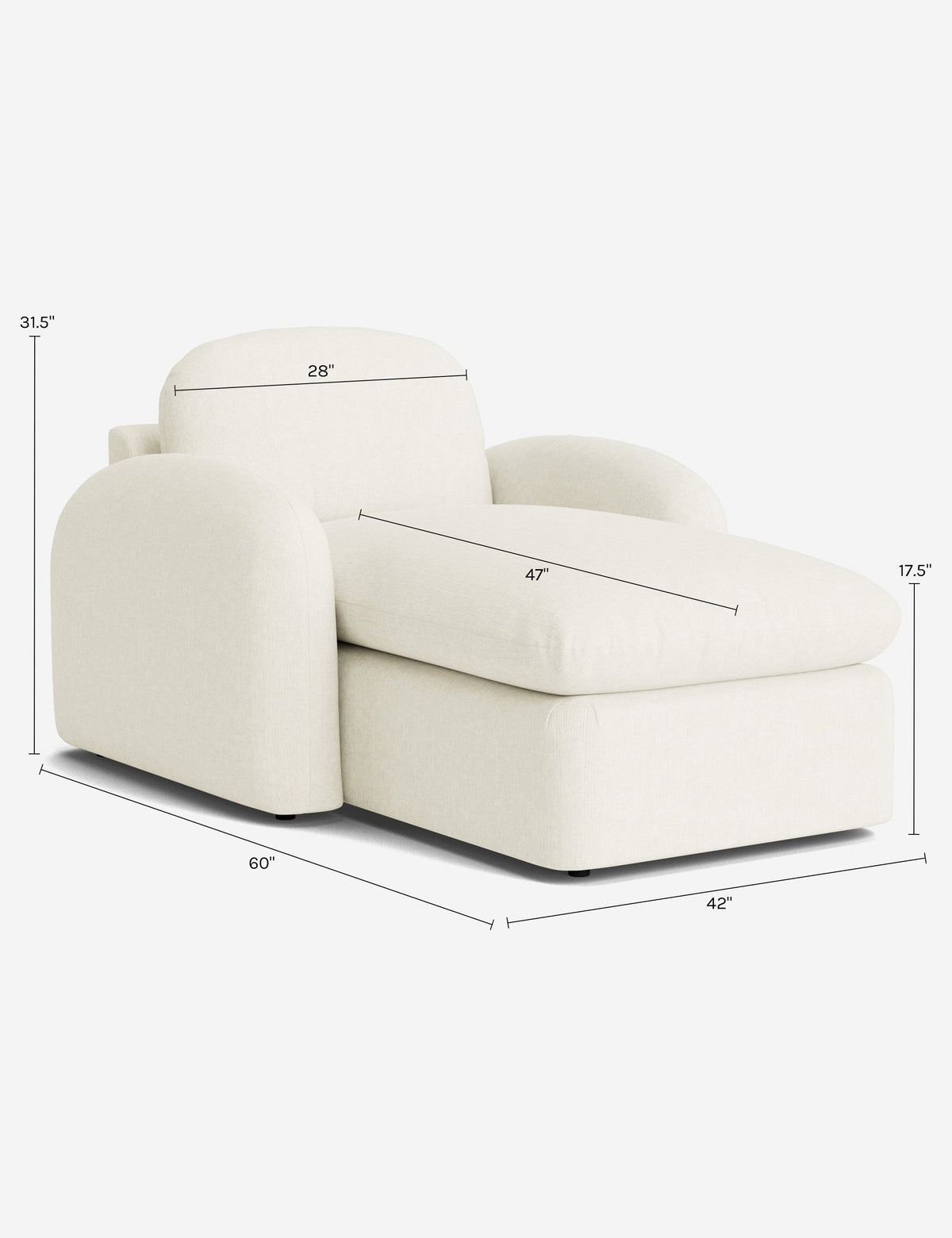 Neve Chaise by Aimee Song