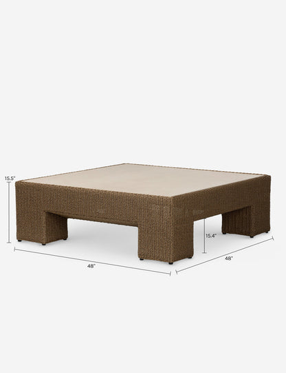 Alanis Outdoor Coffee Table