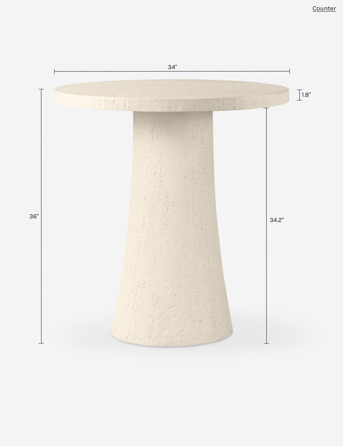 Calais Outdoor Round Counter Table