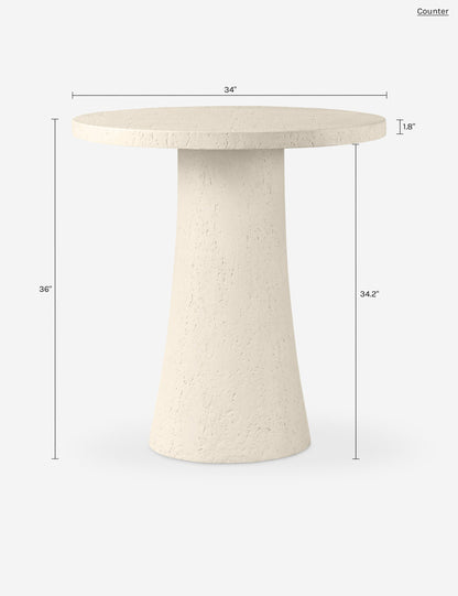 Calais Outdoor Round Counter Table