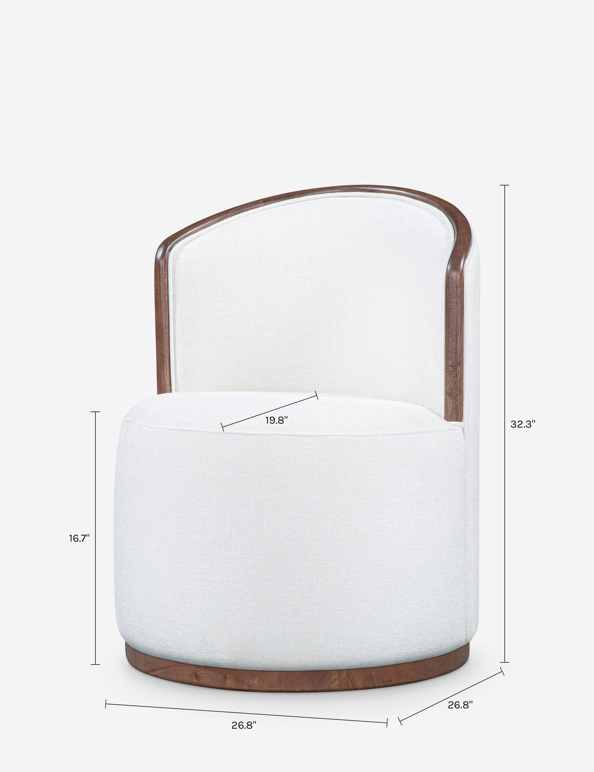 Perkins Swivel Dining Chair
