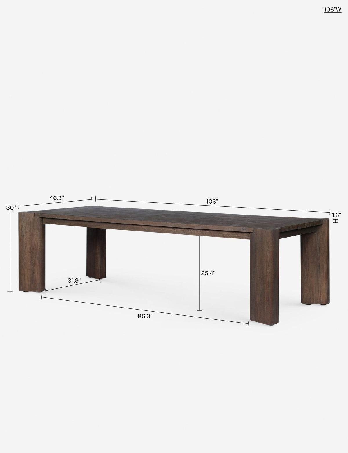 Boone Outdoor Dining Table