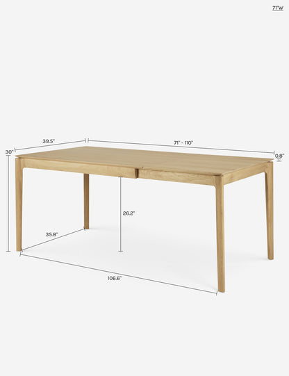Temple Extendable Dining Table