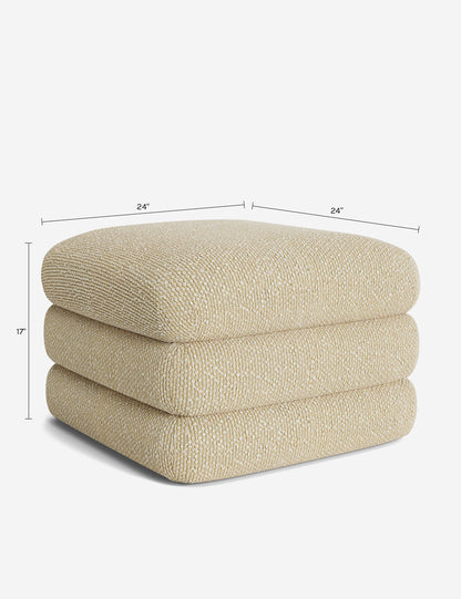 Babs Ottoman by Sarah Sherman Samuel
