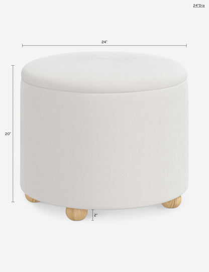 Kamila Storage Ottoman