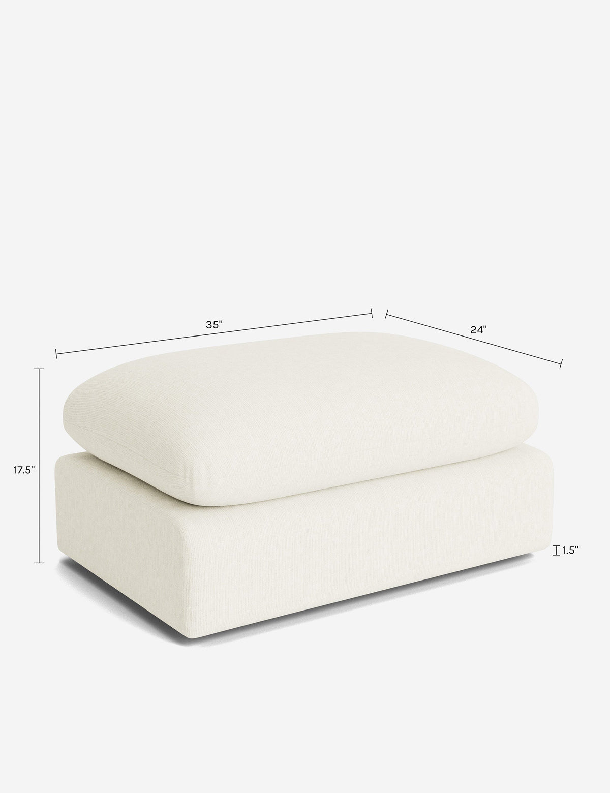 Neve Ottoman by Aimee Song
