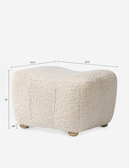 Oslo Ottoman by Amber Lewis x Four Hands