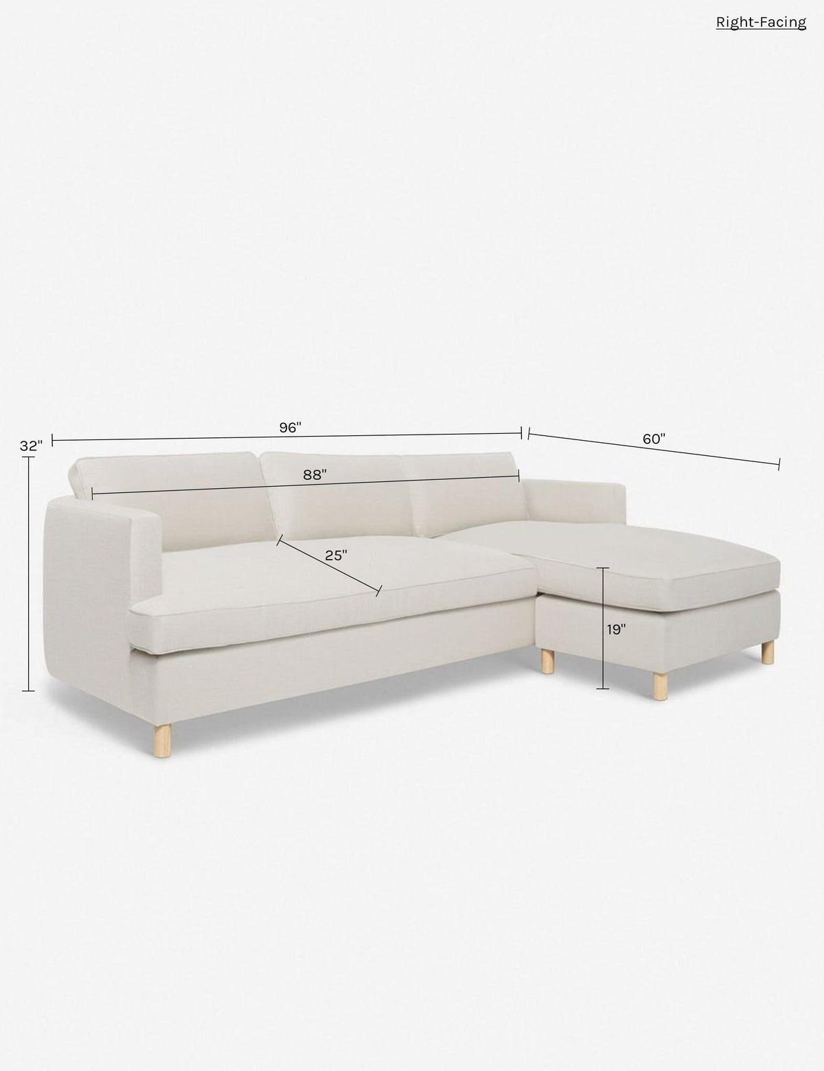 Belmont Sectional Sofa by Ginny Macdonald