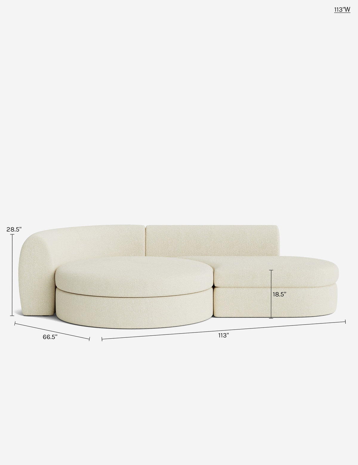 Buckley Modular Chaise Sectional Sofa