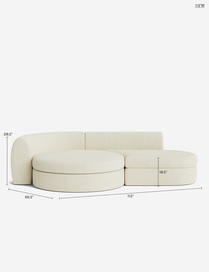 Buckley Modular Chaise Sectional Sofa