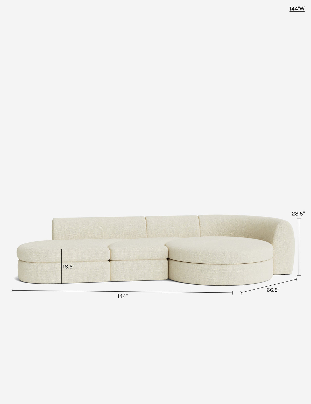 Buckley Modular Chaise Sectional Sofa