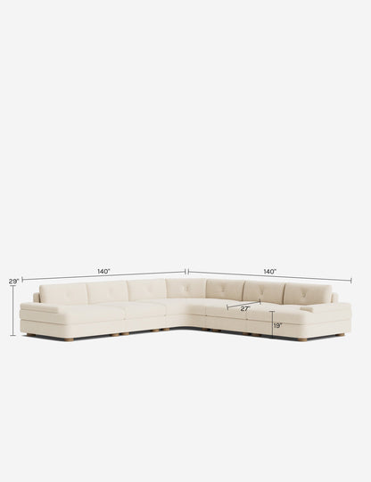 Hill Modular Corner Sectional Sofa