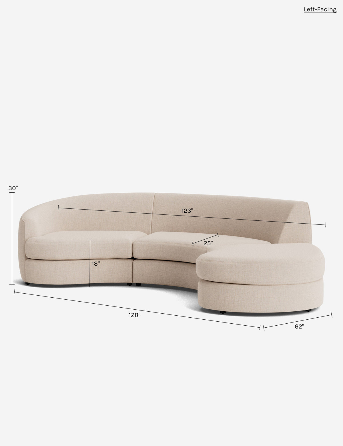 Imada Modular Chaise Sectional Sofa