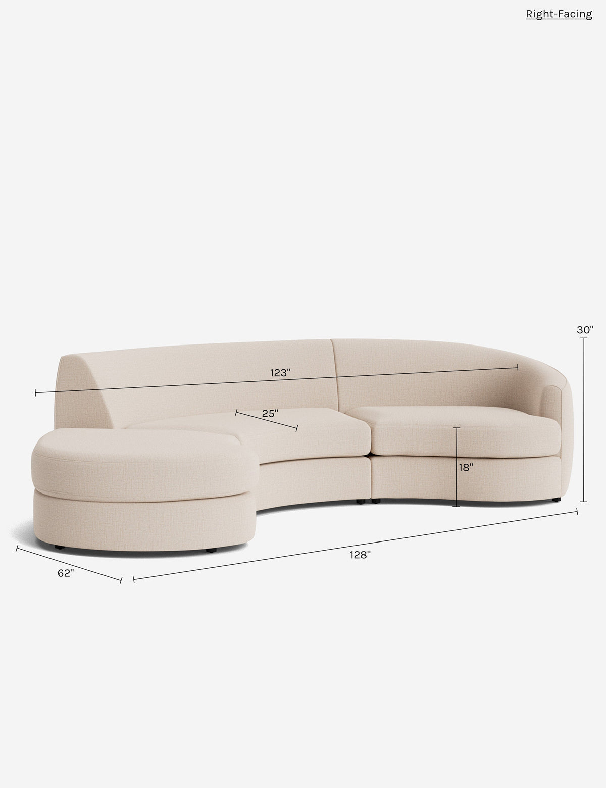 Imada Modular Chaise Sectional Sofa