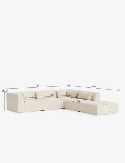 Koh Modular Sectional Sofa With Ottoman