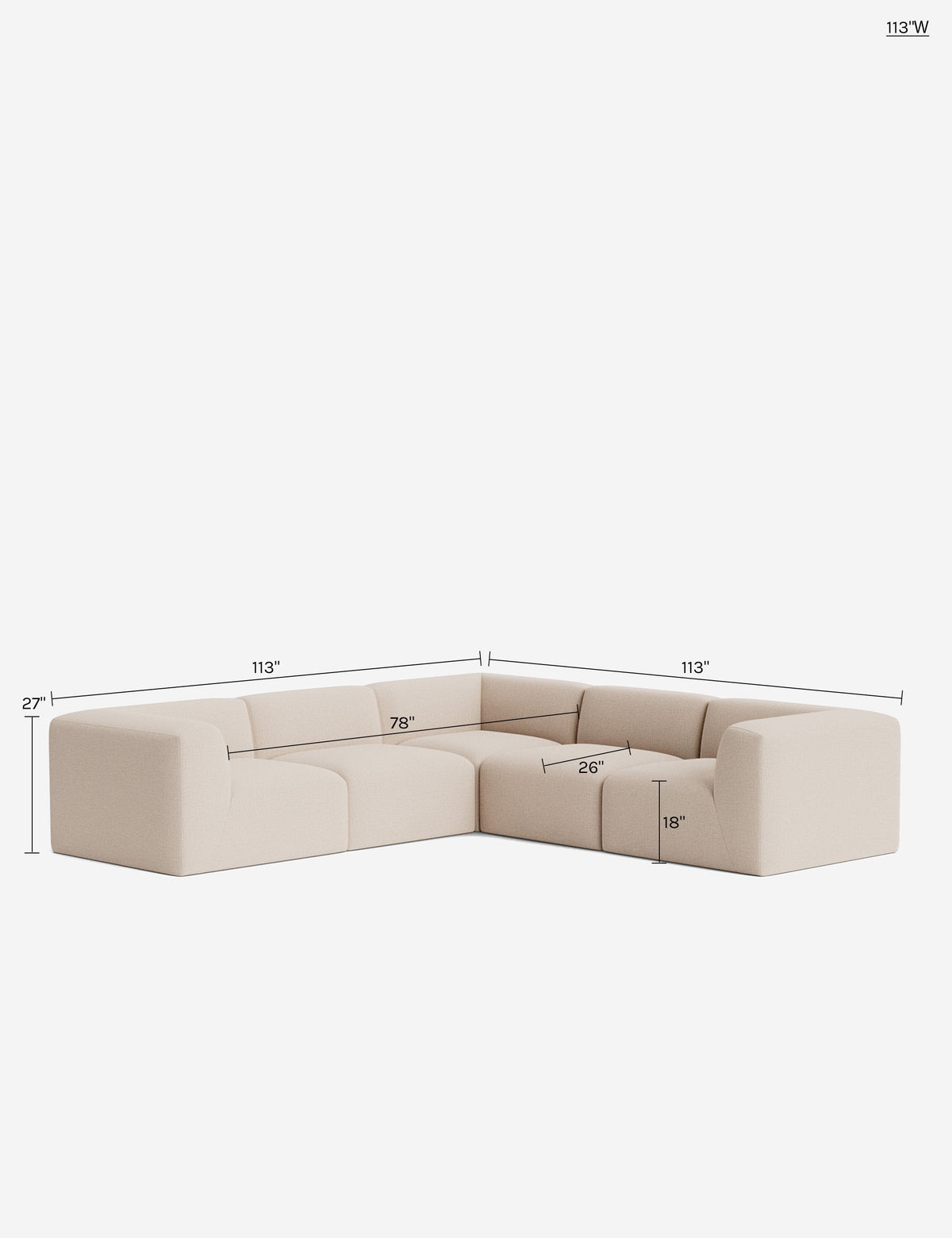 Lamond Modular Corner Sectional Sofa