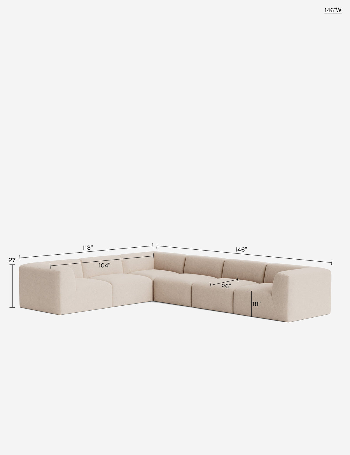 Lamond Modular Corner Sectional Sofa