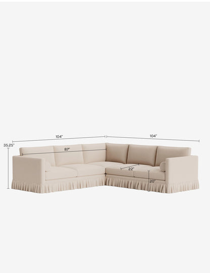 Marella Corner Sectional Sofa by Heidi Caillier