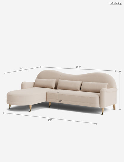 Middleton Chaise Sectional Sofa by Ginny Macdonald