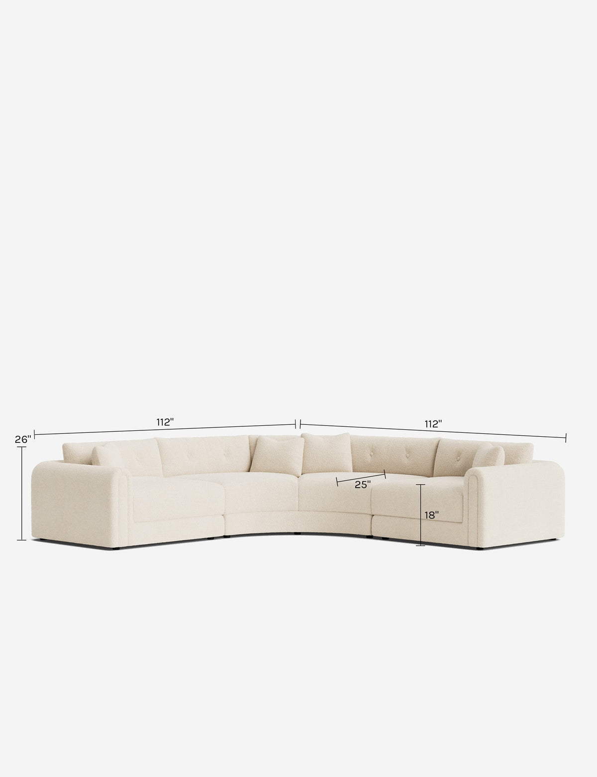 Rosado Modular Corner Sectional Sofa