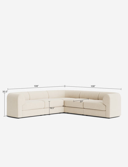 Sergio Modular Corner Sectional Sofa