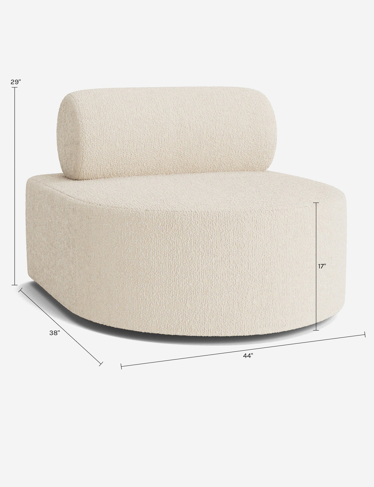 Sloman Modular Armless Chaise