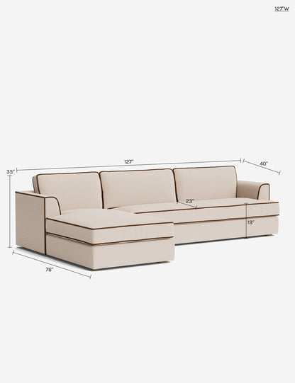 Westlawn Chaise Sectional Sofa