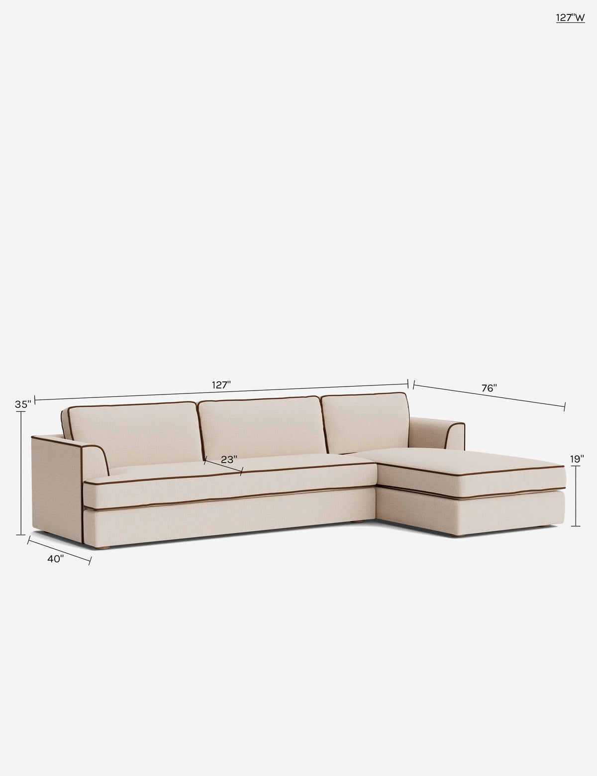 Westlawn Chaise Sectional Sofa