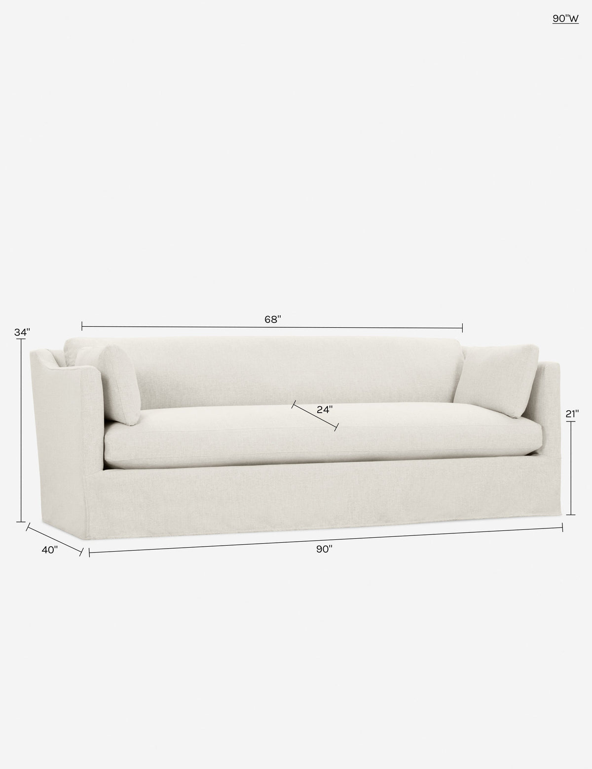 Fabienne Slipcover Sofa