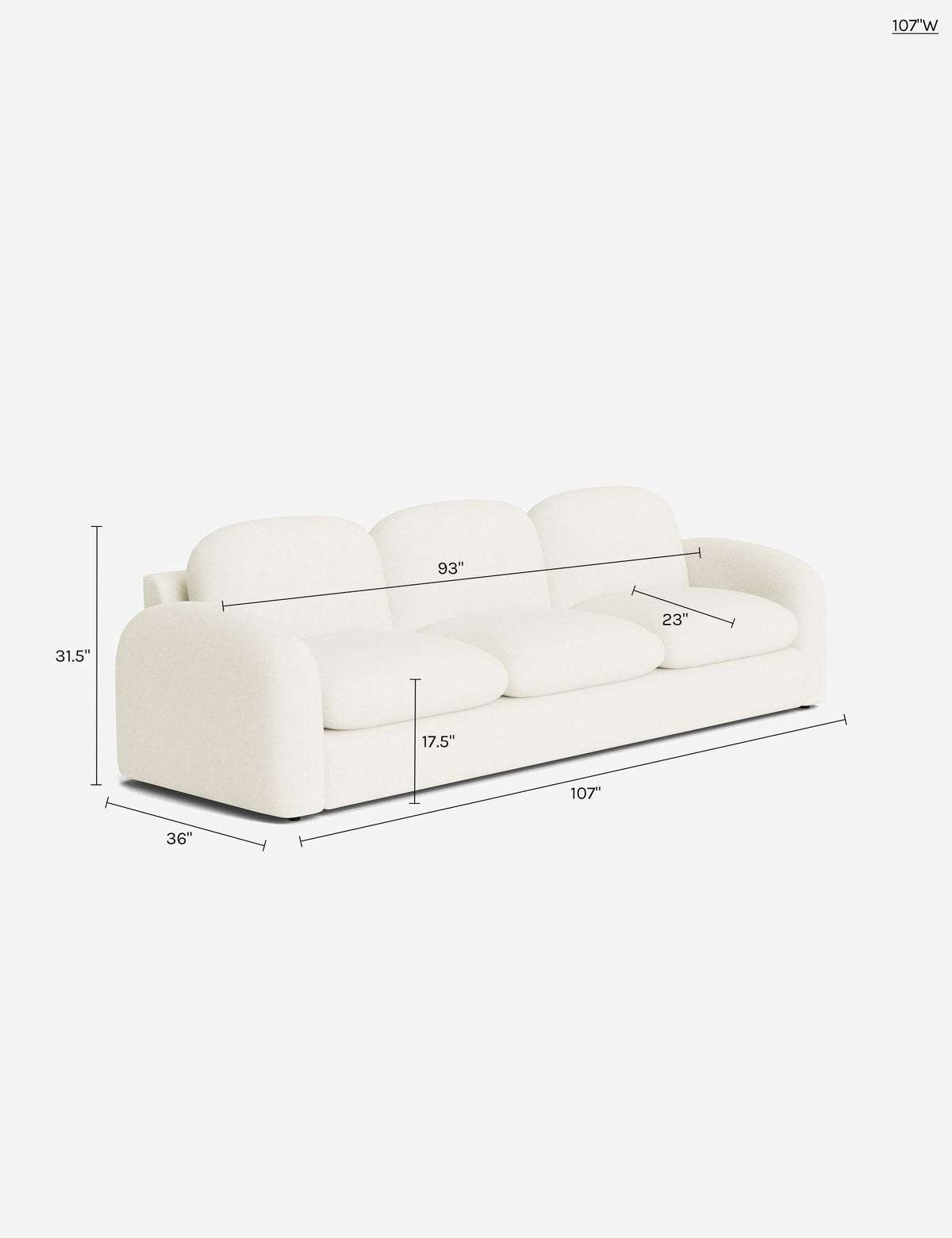 Neve Sofa by Aimee Song