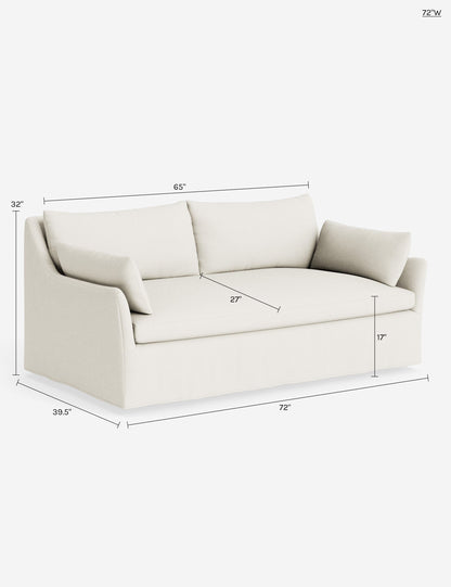 Portola Luxe Depth Slipcover Sofa