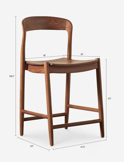 Open Box: Linley Counter Stool, Natural