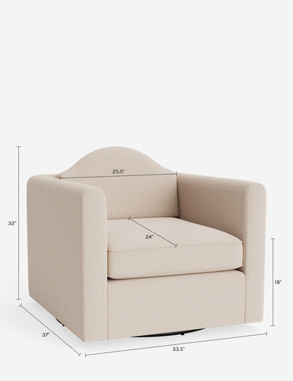 Bernadette Swivel Chair by Sarah Sherman Samuel