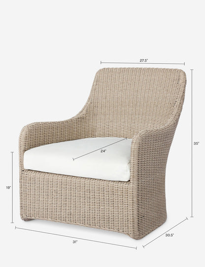 Toya Outdoor Swivel Chair