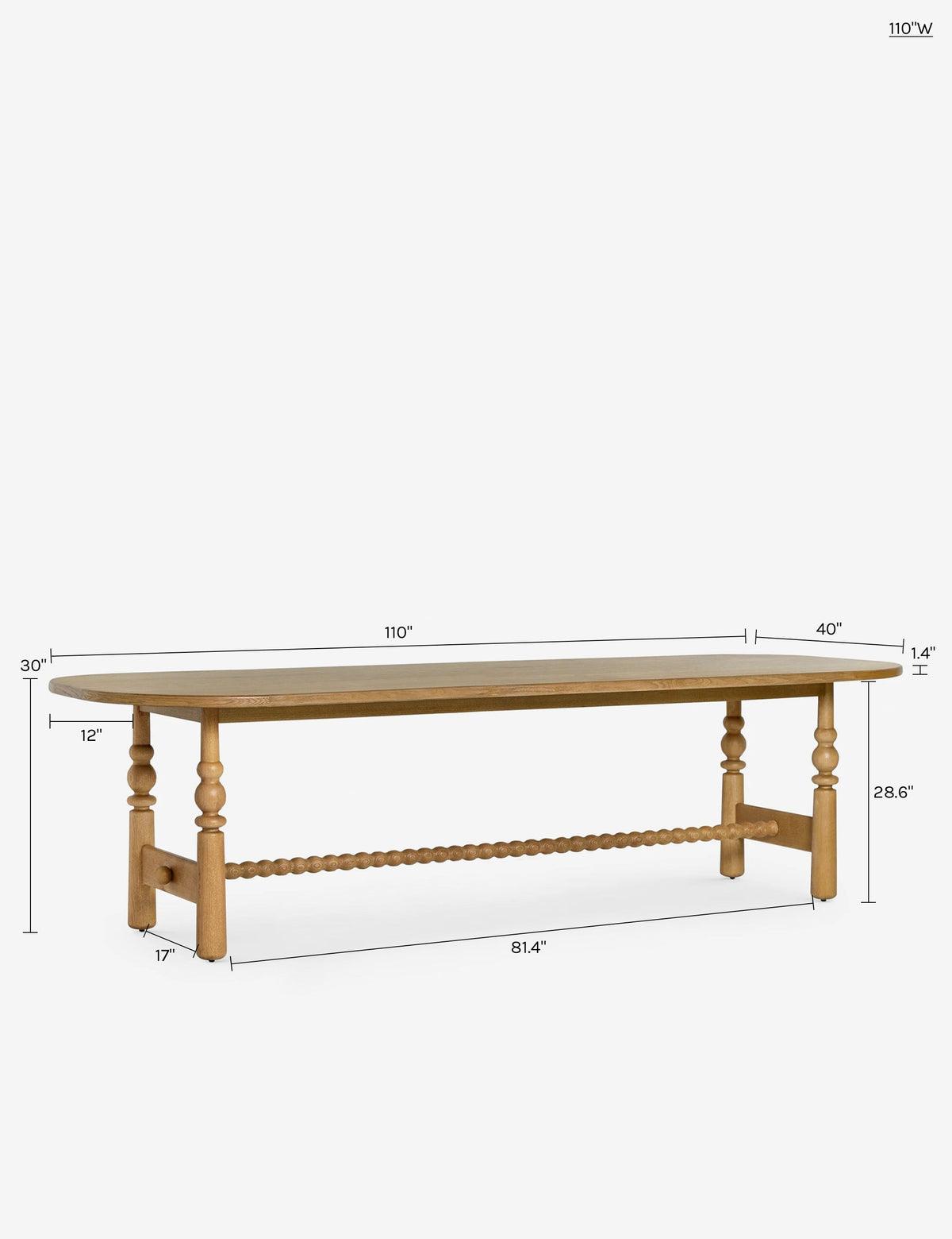 Blume Oval Dining Table
