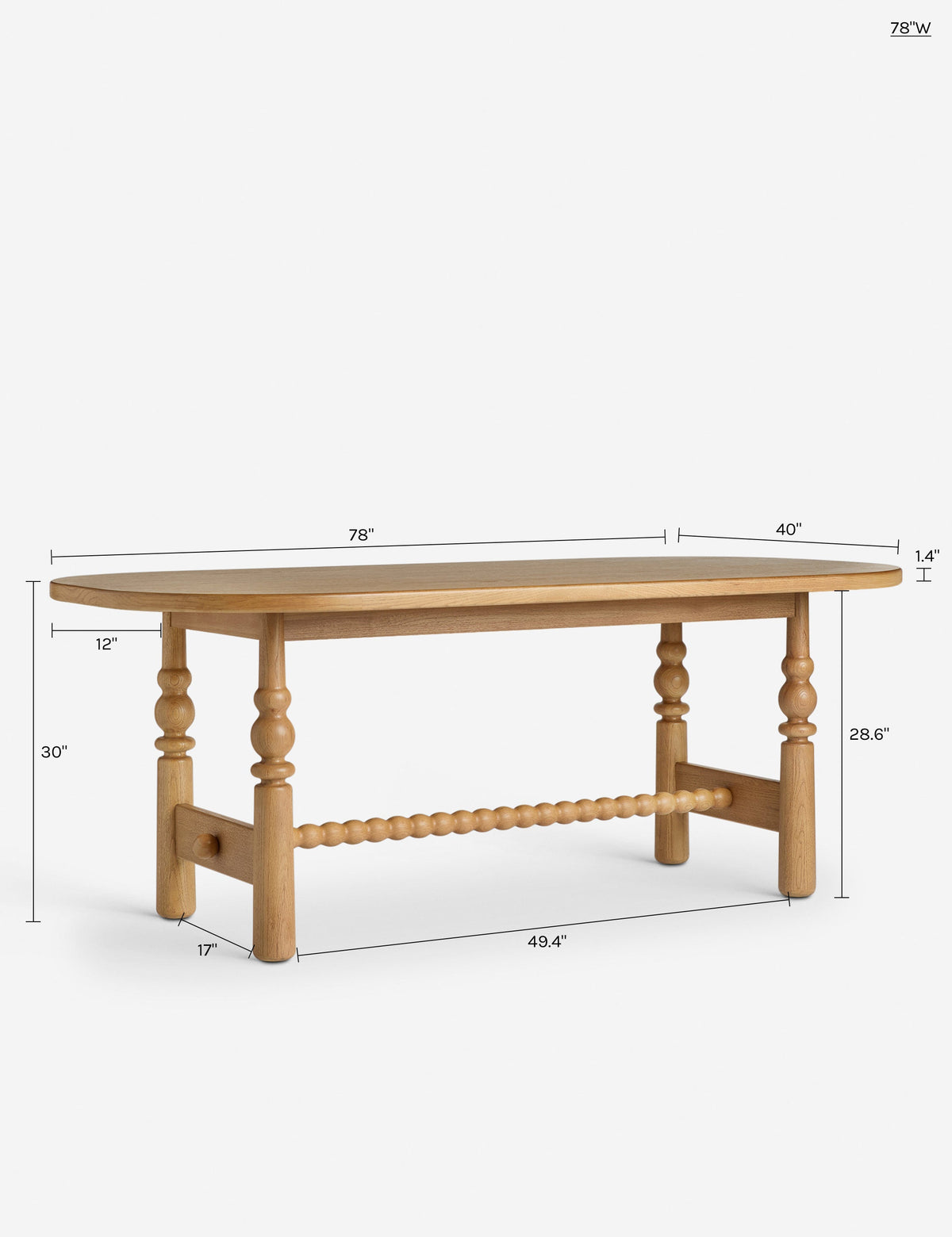 Blume Oval Dining Table