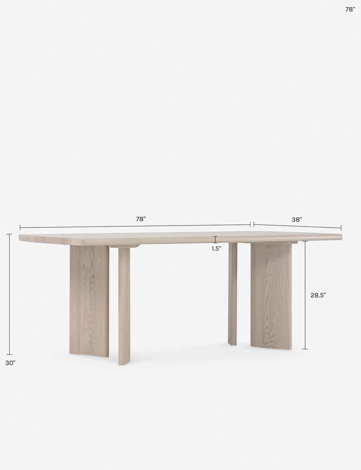 Crest Dining Table by Sun at Six