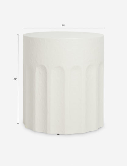 Doric Side Table by Sarah Sherman Samuel