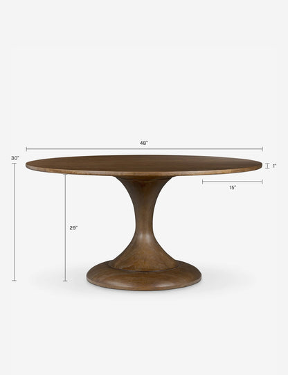 Eastman Round Dining Table by Amber Lewis x Four Hands