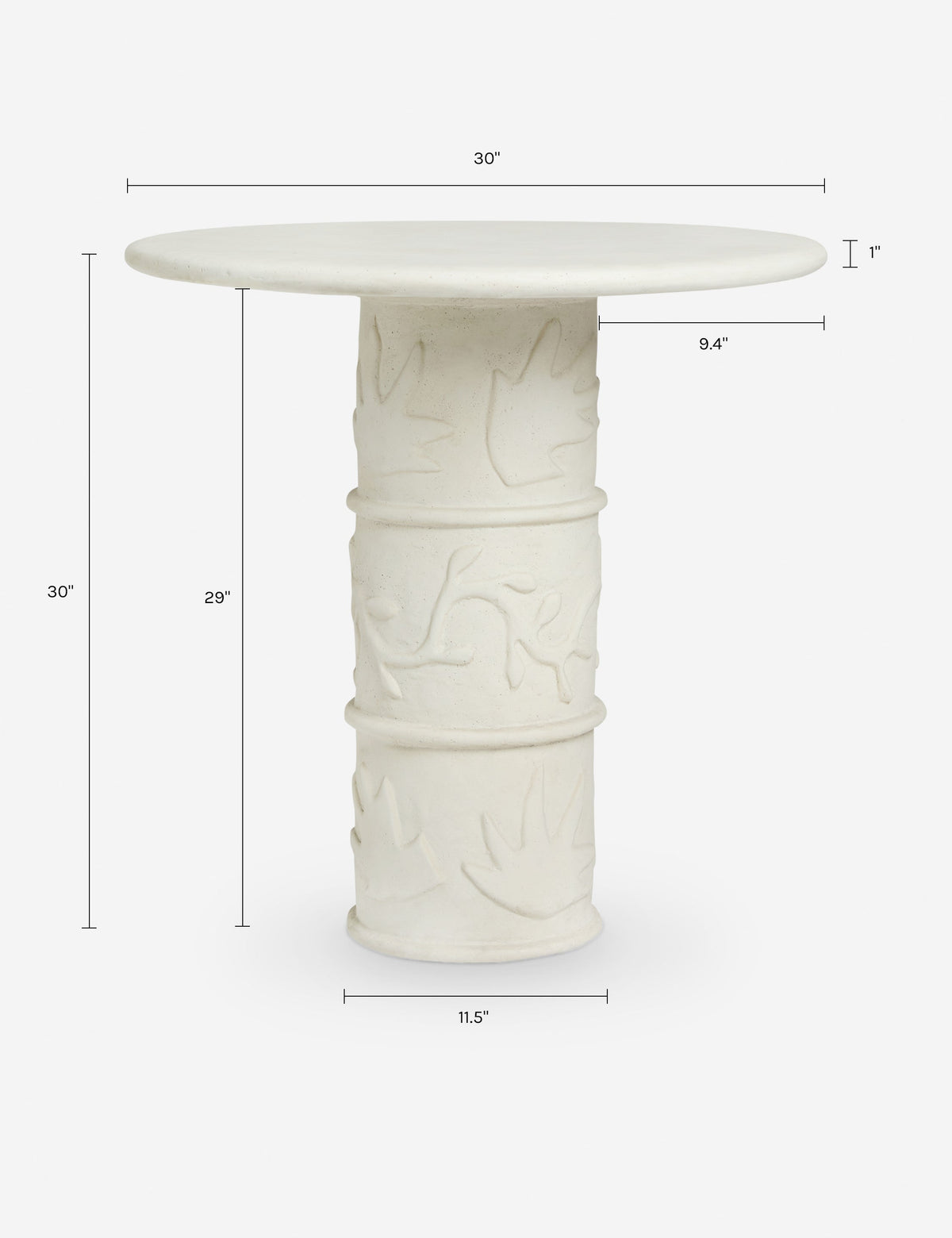 Eevi Indoor/ Outdoor Bistro Table by Sarah Sherman Samuel