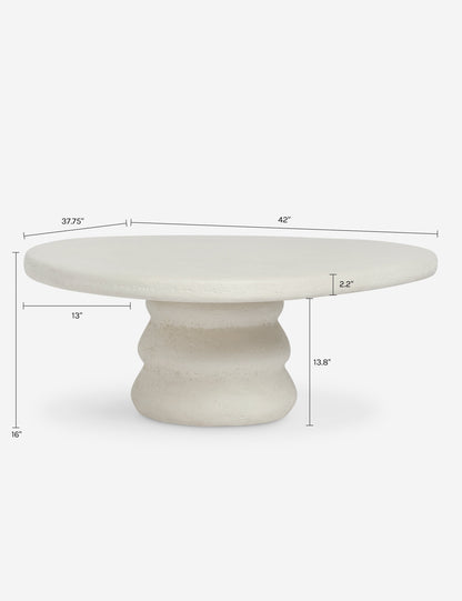 Hannu Indoor / Outdoor Round Coffee Table by Aimee Song