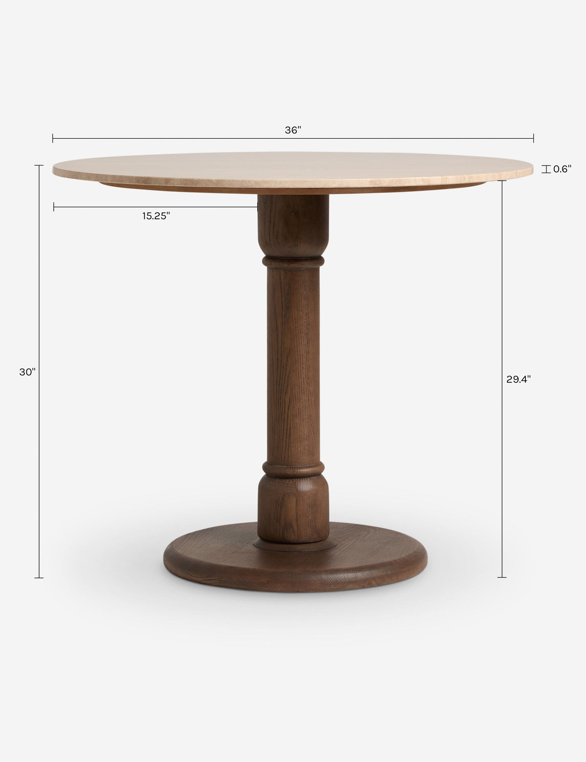 Jaffa Round Bistro Table