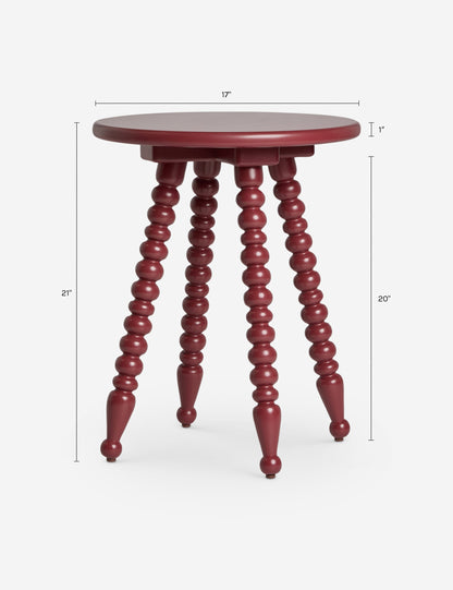 Lucca Round Side Table by Heidi Caillier