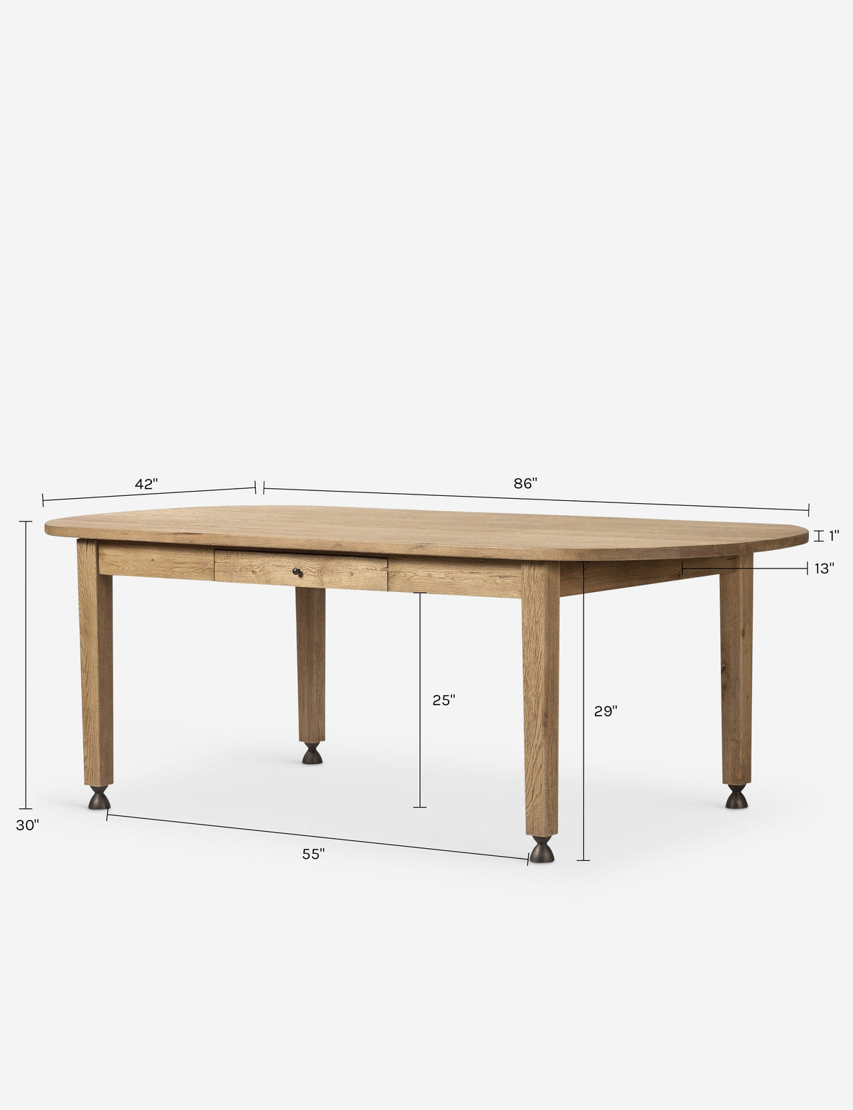 Megan Dining Table by Amber Lewis x Four Hands
