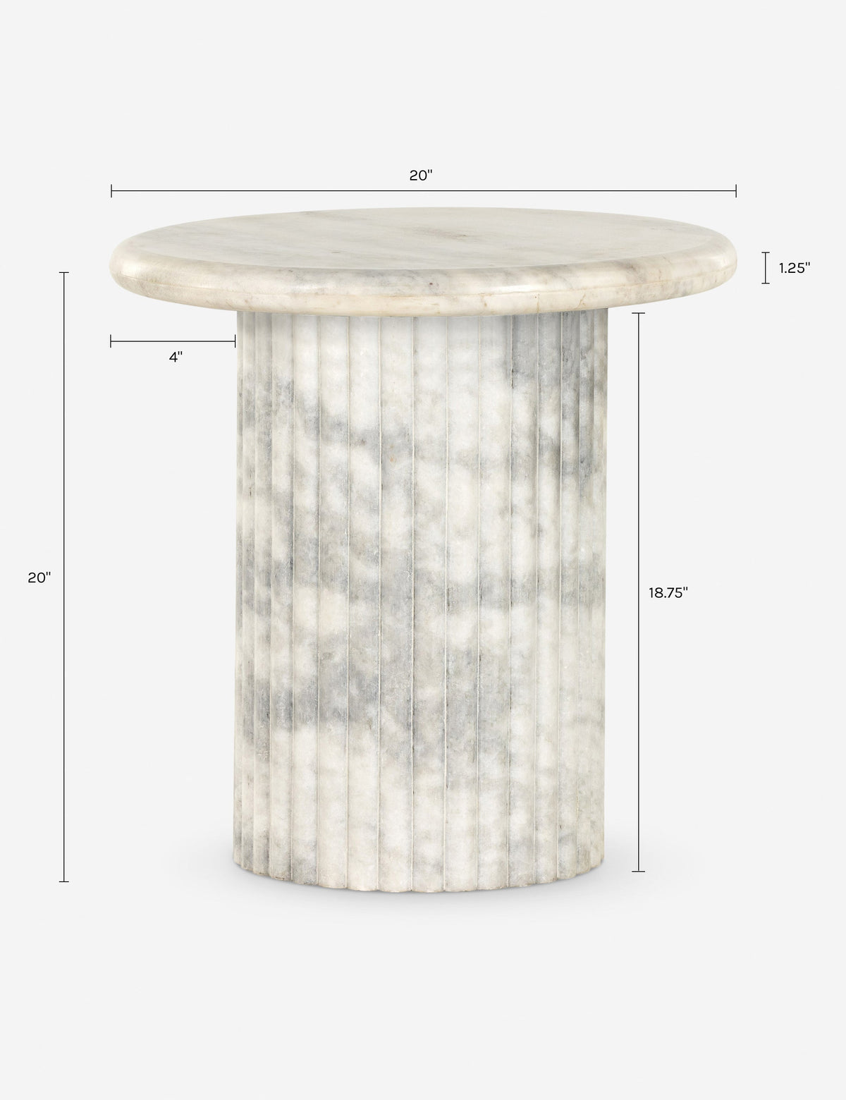 Mercer Round Side Table