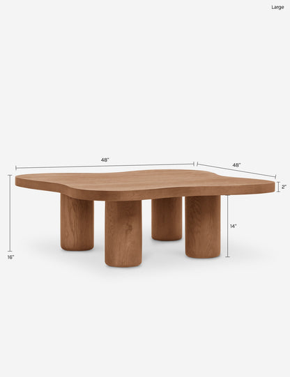 Open Box: Ombra Nesting Coffee Table, Natural Large