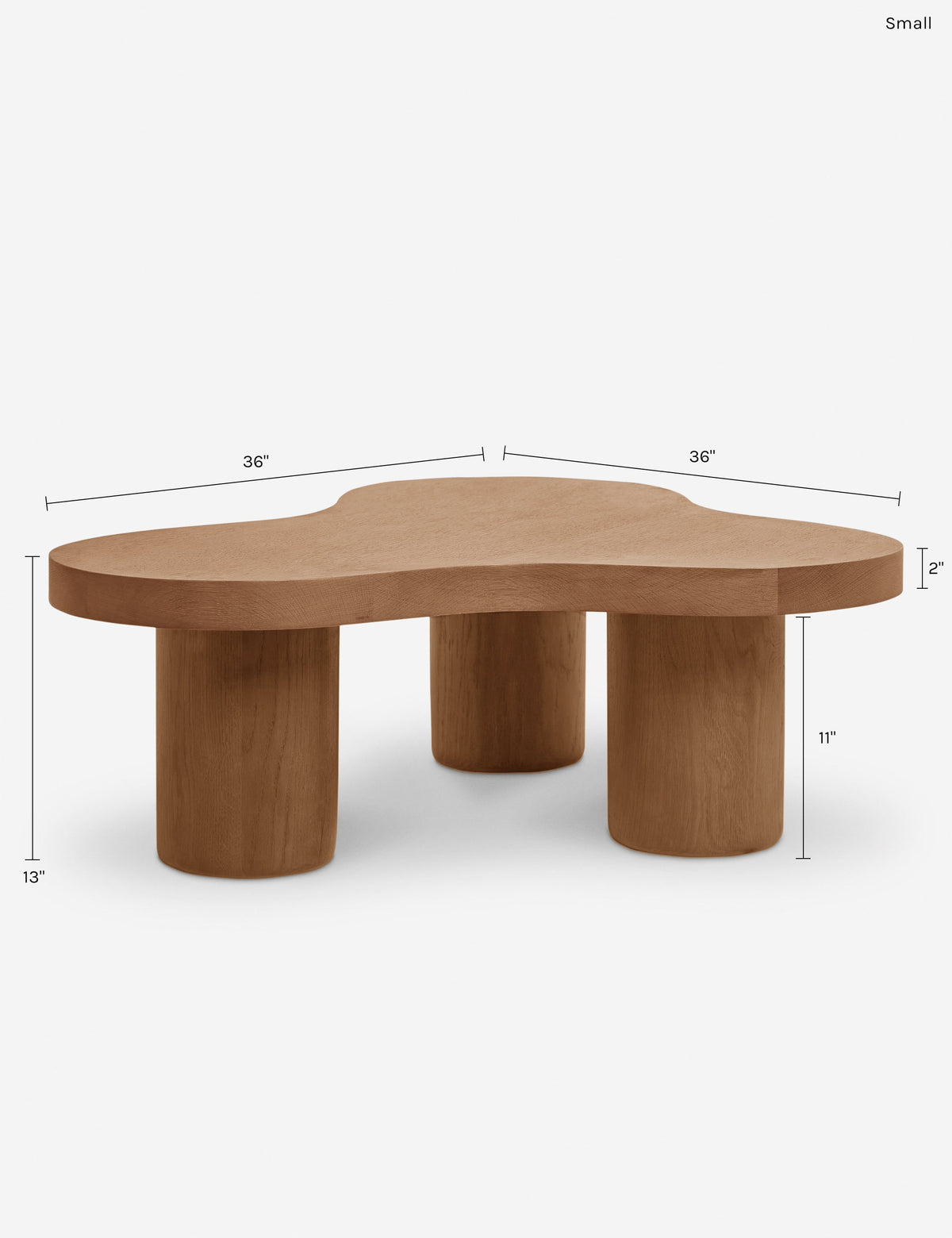 Open Box: Ombra Nesting Coffee Table, Natural Small