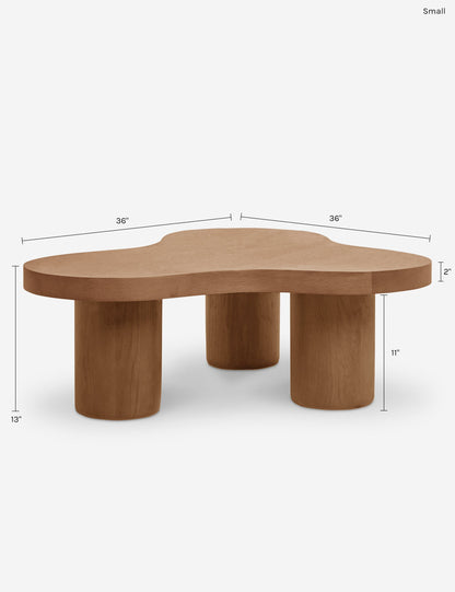 Open Box: Ombra Nesting Coffee Table, Natural Small