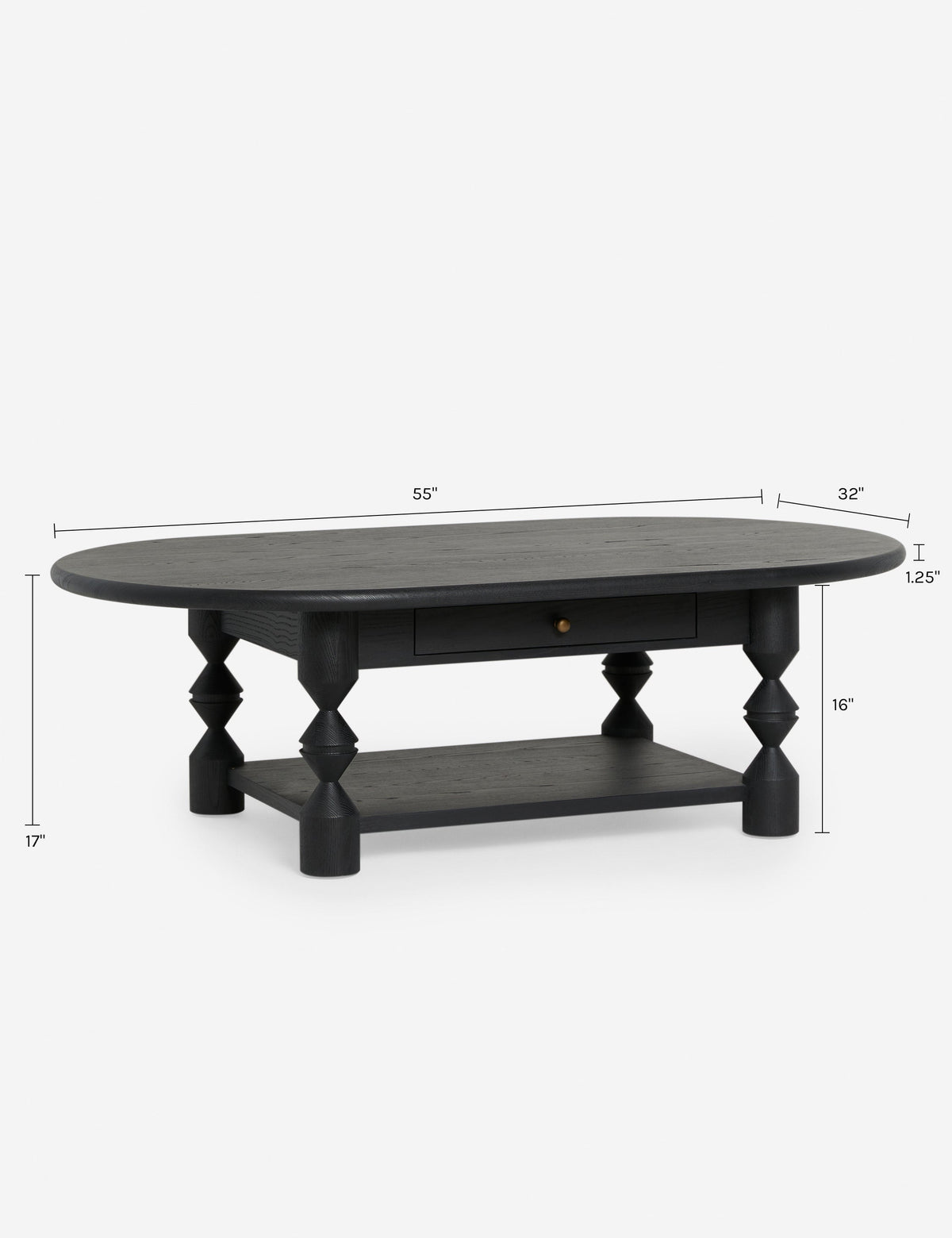 Topia Oval Coffee Table by Ginny Macdonald