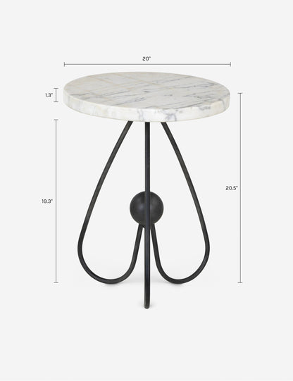 Vanetta Round Side Table